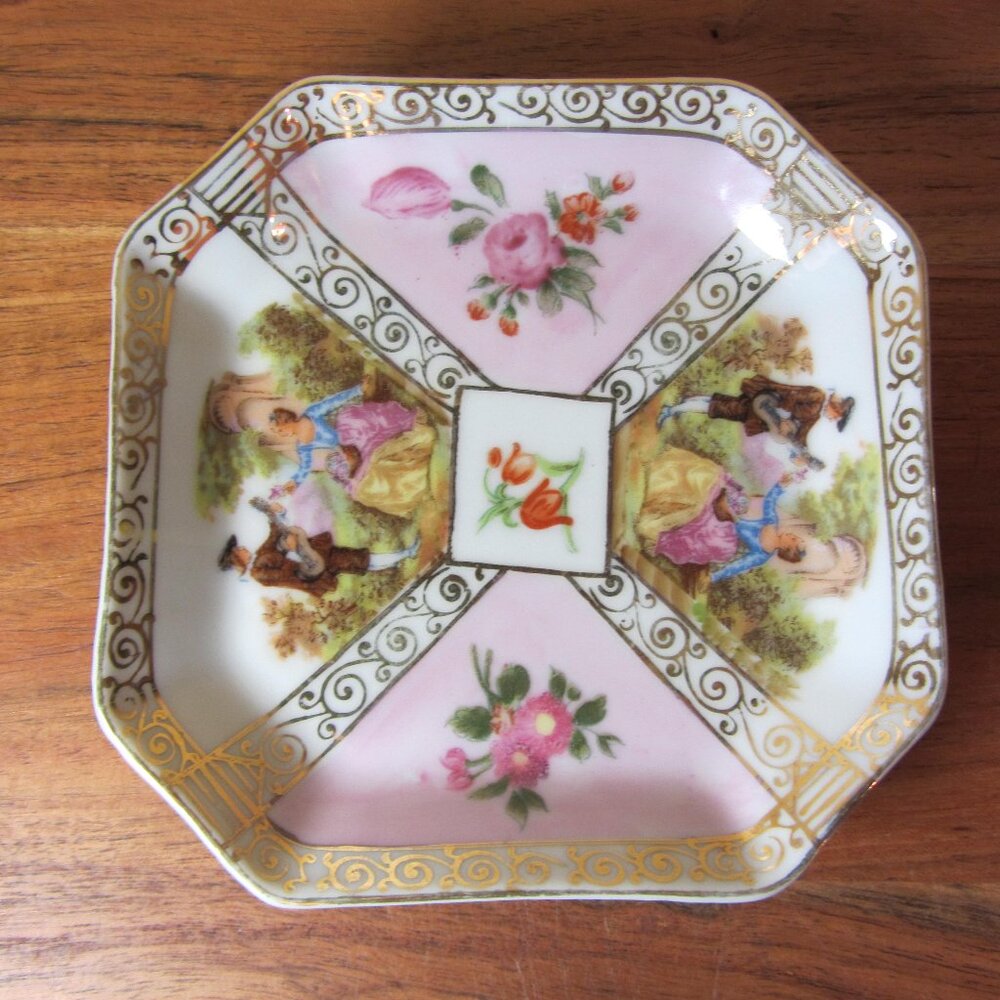 andrea vintage dish plate trinket tray (W4096)